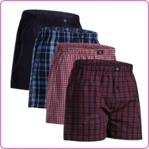 Checked cotton men boxers - sold at adricious collections