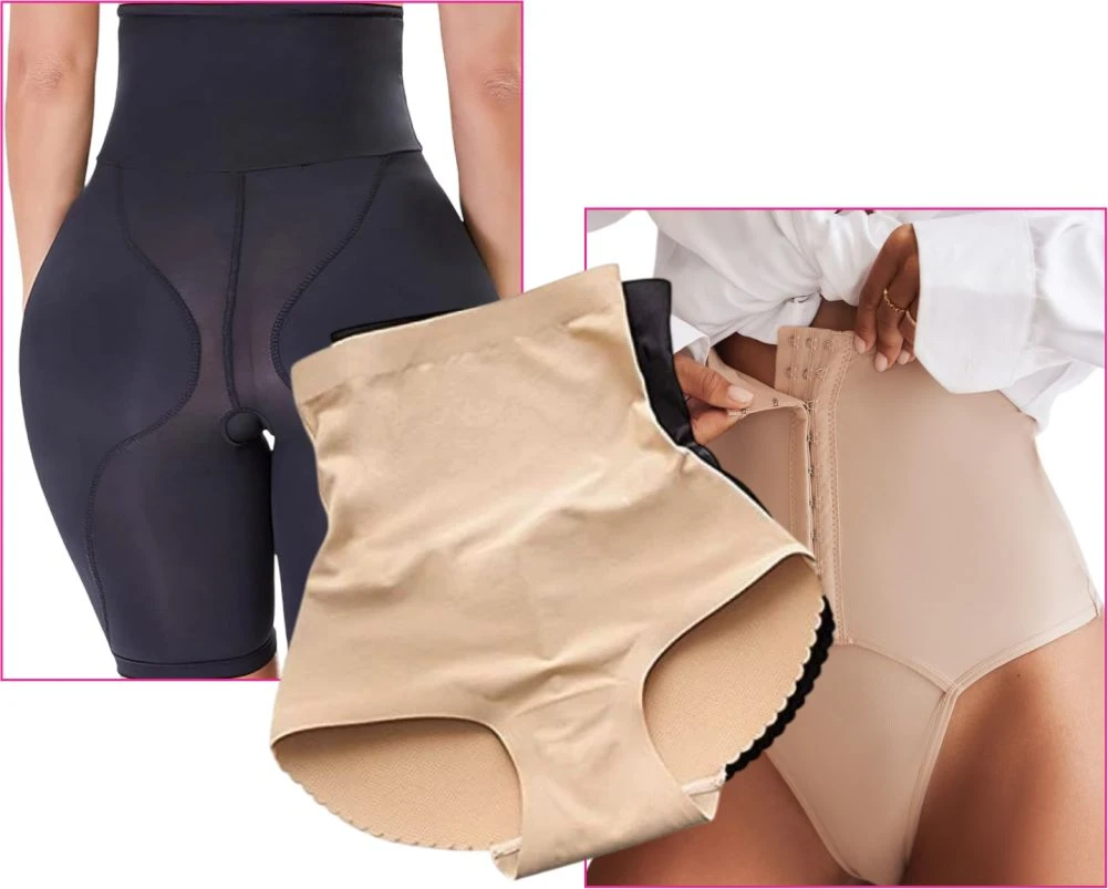 Lady Boned Tummy Control Shapewear Body Shaper High-Waist Trainer Panty Knickers by adricous Collections