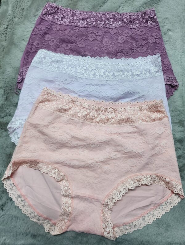Full Coverage Cotton Lace Panties