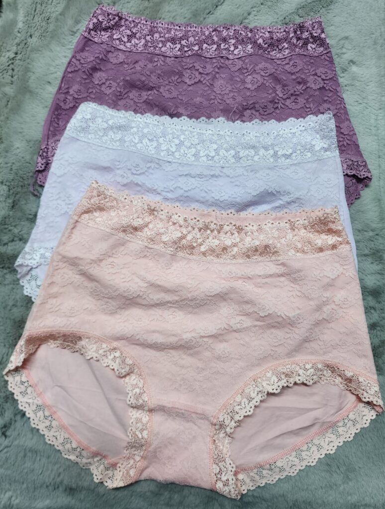 Full Coverage Cotton Lace Panties