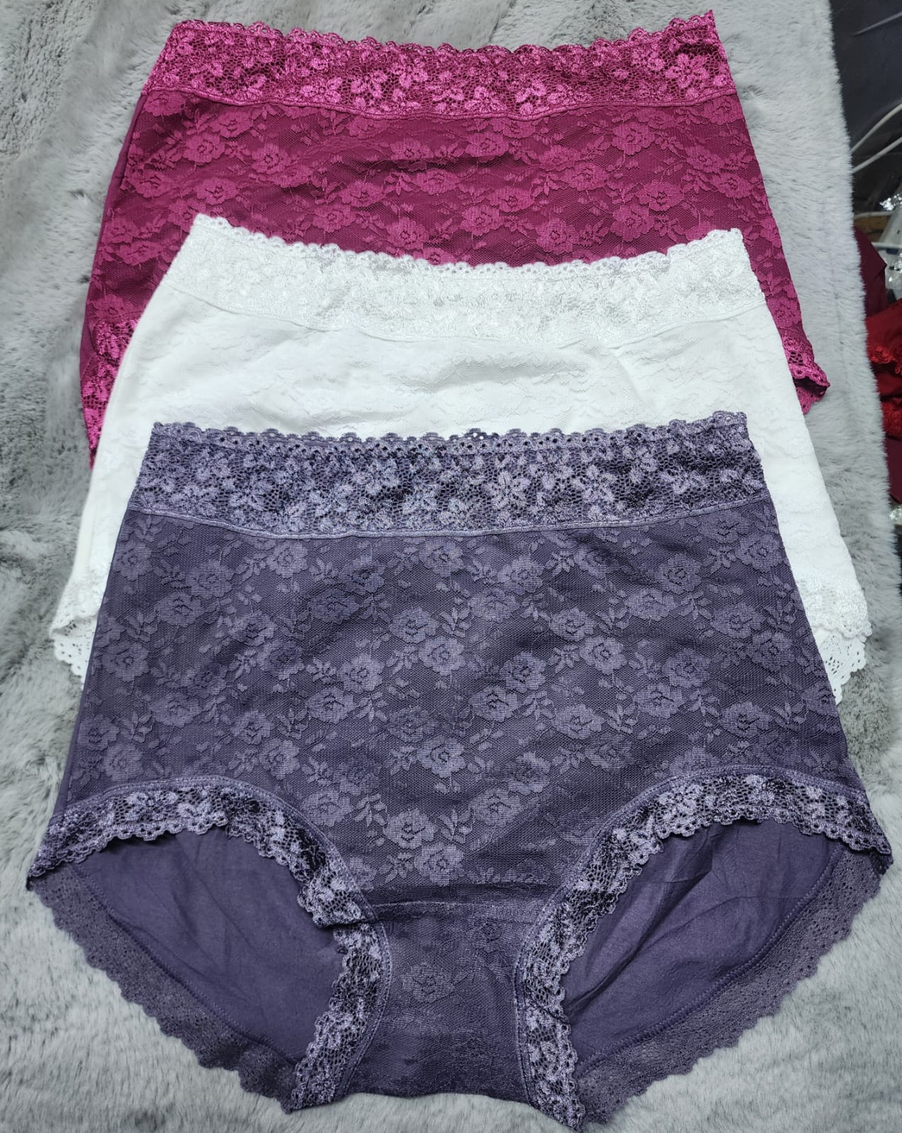 Full Coverage Cotton Lace Panties