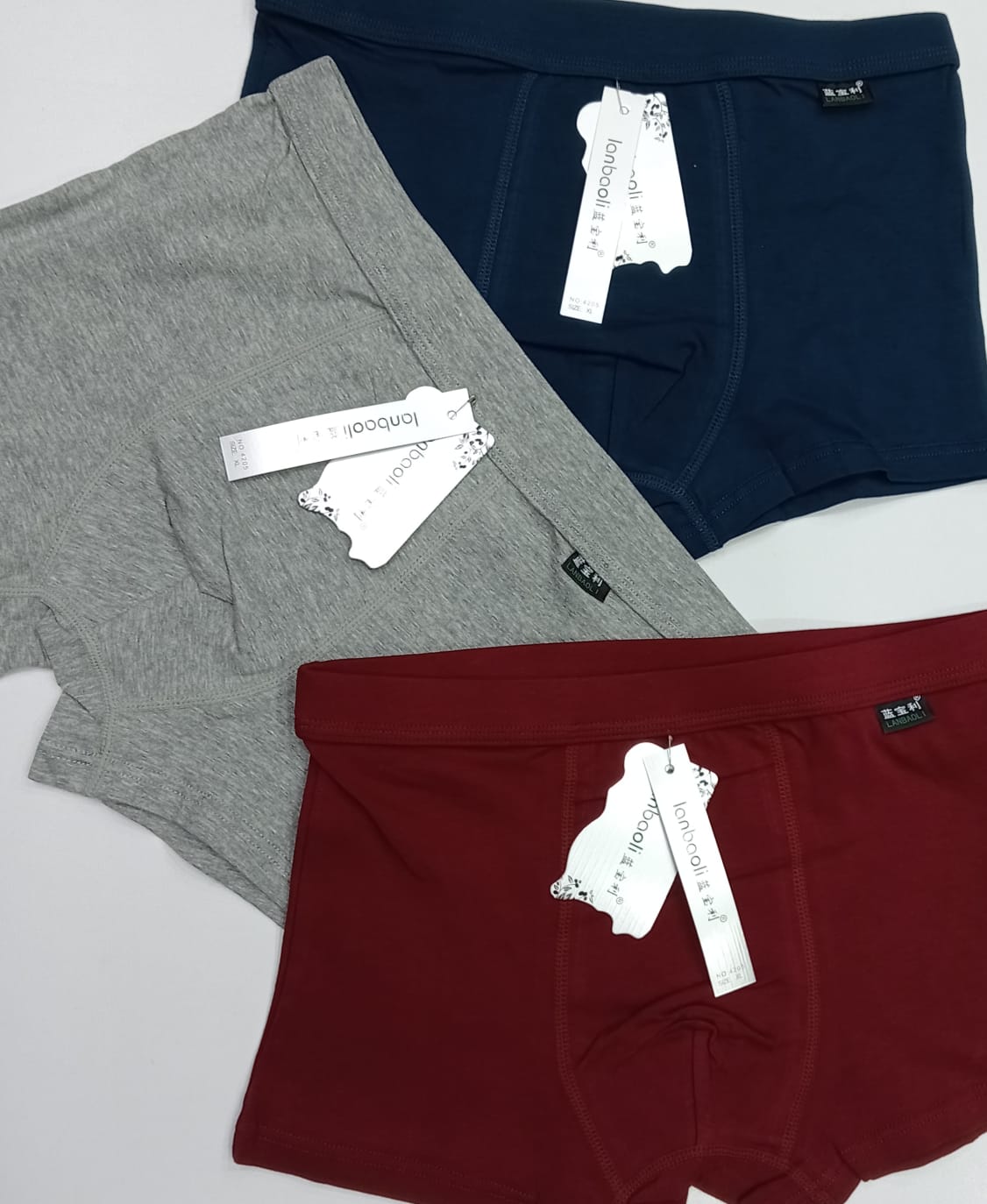 Plain Men's Cotton Boxers